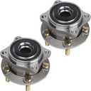 PAROD 513266 Pair of 2 Front or Rear AWD Wheel Hub Bearing Assembly Compatible with 07-18 Hyundai Santa Fe, 13-18 Santa Fe Sport, Santa Fe XL, 07-12 Veracruz, 14-17 Kia Rondo, 11-15 Kia Sorento