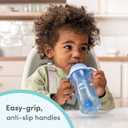 NUK Learner Straw Cup, 10oz, 2-Pack - Toddler Sippy Cup with Soft Straw for Easy Drinking, Suitable for Ages 8 Months and Up, Timeless Collection