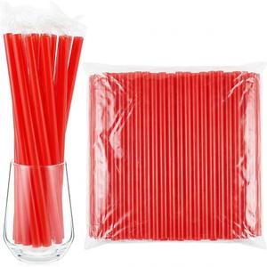 Tessco for you 600 Pcs 9.84 Inch Jumbo Smoothie Straws Bulk 10 mm Large Plastic Disposable Bubble Tea Straws Wide-mouthed Individually Wrapped for Tall Homemade Milkshakes Drinking