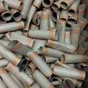 Huron Crimped Quarter Coin Wrapper, $10 Roll Orange (1000 pcs)