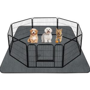 INVENHO Washable Pee Pads for Dogs 72"x72" Reusable Dog Pads Extra Large Upgrade NonSlip Dog Pee Pads Heavy Absorbency Puppy Pee Pads Quick Dry Whelping Pads/Waterproof Puppy Training Pad