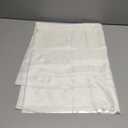 VACVELT Charmeuse Satin Fabric by The Yard, 60 Inch Wide Ivory White Satin Fabric Shiny & Soft Cloth Fabric, Silky Satin Fabric for Bridal Dress, Wedding Decorations, Crafts, Sewing, Draping (1 Yard)