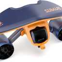 Sublue Mix Underwater Scooter with Action Camera Mount 30 Minutes 22lbf 131ft Waterproof Dual Motors Water Sports Pool Diving Snorkeling for Adults Gray Battery Version