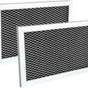 2 Pack Microwave Charcoal Filter Fit for GE JVM6175SK6SS, JVM6175EK6ES, JVM6175YK6FS, QVM7167RN8SS Microwave Replacement Part