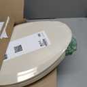 KOHLER 4636-RL-47 Cachet ReadyLatch Elongated Toilet Seat Slow Close, Soft Close Toilet Seat Quiet Lid, Contoured Grip-Tight Bumpers Installation Hardware, Apartment Essentials. Almond