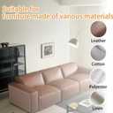 2 x Cat Scratch Furniture Protector - Couch Protector from Cat Claws, Anti-Scratch Leather Sofas Protection, Easy to Remove & No Trace, 8 Pack