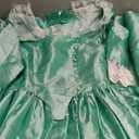 MyheroCos Women's Hamilton Elizabeth Schuyler Dress Gown Musical Hamilton Cosplay Costume Green-XS