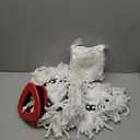 10-Pack Compatible with O-Cedar Mop Heads Replacements: 2 Mop Scrub Brush Head + 8 Microfiber Spin Mop Refills for EasyWring 1-Tank System - Enhanced Cleaning Performance