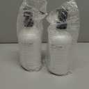 Vine Creations White Glass Soap Dispenser Set, Dish Soap and Hand Soap Dispenser Set with Stainless Steel Pump, 16 oz Glass Dispensers for Kitchen or Bathroom Decor (Matte White Bottle/Matte Black)