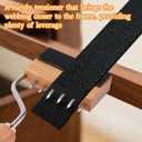 2 x Webbing Stretcher Tool, Wood Handle Webbing Gooseneck Puller Stretcher Practical Upholstery Tool Suitable for Leather Carpet Canvas Furniture Repair