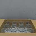 Jucoan 12 Pack 24 oz Glass Mason Jar Canning Jar with Silver Airtight Metal Lids, Regular Mouth Glass Jars for Preserving Fruits, Vegetables, Pickles, Tomato Juices and Sauces (Square Shape)
