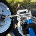 KRETLAW Mini Grease Gun (3000PSI) with 3oz Cartridge Grease and 12'' Flex Hose, Grease Gun Coupler, Grease Injector Needles, Marine