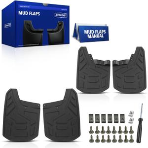 JC Whitney Set of 4 Front and Rear Mud Flaps Splash Guards | Compatible with GMC Canyon 2023-2024