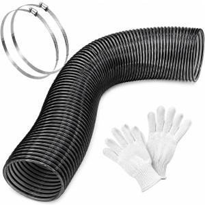 764-05082 Bagger Flex Hose Replacement 8in 3.9FT PVC Leaf Vacuum Hose for Cub Cadet MTD Craftsman Riding Mower Bagger cub cadet bagger 【200mm*1.2m】
