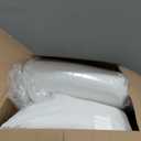 Down Alternative 100% Cotton Jumbo Bed Pillows for Back, Stomach or Side Sleepers (2 Pack), White (Soft/Medium)