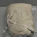 MIULEE 100% Blackout Linen Textured Curtains for Bedroom Solid Thermal Insulated Natural Beige Grommet Room Darkening Curtains & Drapes Luxury Decor for Living Room Nursery 52 x 84 Inch (2 Panels)