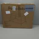 Pamo Babe Travel Crib for Baby - Mini Lightweight Baby Playard with Zip Door, Easy to Carry (Black)