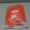 Mens Swim Trunks Quick Dry Swimwear Zipper Pockets, Swim Shorts with Mesh Lining (Medium, Orange Red)