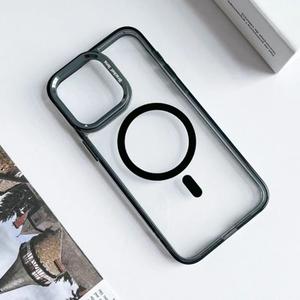 Magnetic for iPhone 16 Pro Max Case 6.9'' [Compatible with MagSafe] Full-Body Phone case with Built-in Glass Screen Protector& Camera Protector,Drop Proof 16 Pro Max Cover,Black