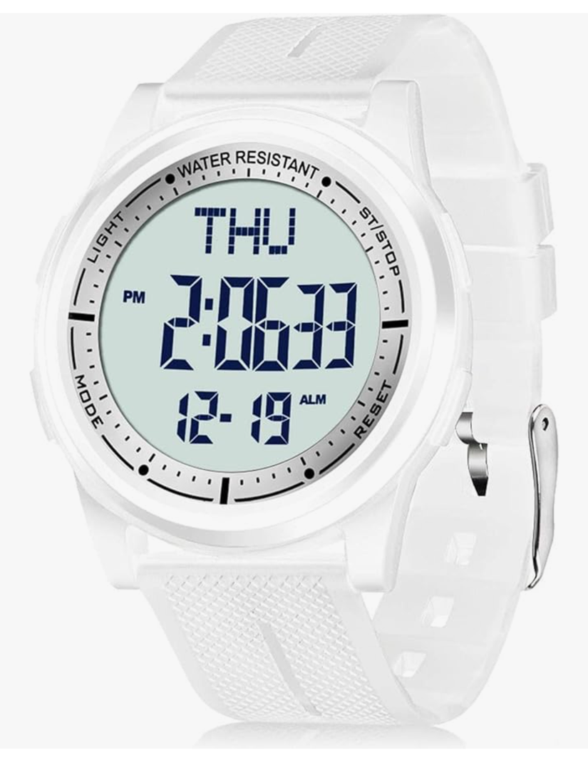 Beeasy Digital Watch Waterproof with Stopwatch Alarm Countdown Dual Time, Ultra-Thin Super Wide-Angle Display Digital Wrist Watches for Men Women Beeasy Digital Watch Waterproof with Stopwatch Alarm Countdown Dual Time, Ultra-Thin Super Wide-Angle Display Digital Wrist Watches for Men Women