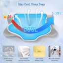 Cervical Pillow for Neck Pain Relief,Contour Memory Foam Pillow with Breathable and Cooling Pillowcase, Neck Support Pillow for Side, Back and Stomach Sleeper