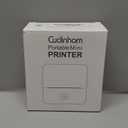 cudinham Print Pods Mini Printer, Sticker Printer with 10 Rolls Thermal Printing Paper, Inkless Pocket Printpod for Phone, Impresora Porttil for Notes, DIY, Compatible with iOS & Android (Blue)