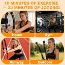 Adjustable Ropeless Battle Ropes Trainer, Weighted Cordless Battle Ropes for Home Gym, Portable Workout Ropes for Strength Training, Anaerobic & Full Body Exercise (Pink)