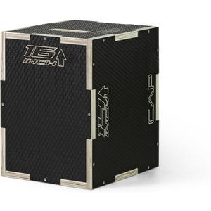 CAP Barbell 3-in-1 Plyometric Box | Multiple Styles and Sizes, 16in x 14in x 12in