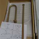 Bathroom Hand Towel Holder Stand Gold, S-Shape Countertop Towel Standing, Stainless Steel Towel Rack Bar Holds 2 Towels for Kitchen (14 inch)