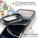 for iPhone Air Case Cute - Durable Shockproof 6.6 ft Drop Impact Phone Case - Funny Dinosaur Land Design for iPhone 17 Air (6.5") Black