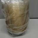 bUCLA 50Pack Gold Glitter Plastic Bowls - 10oz Disposable Crystal Salsa/Dessert Bowls for Wedding & Party
