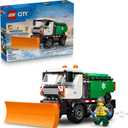 LEGO City Snowplow Truck Building Toy for Kids - Pretend Play Vehicle for Boys & Girls, Ages 5+ - Toy Truck W/Movable Plow & Driver Minifigure - Gift Idea for Birthdays - 60490