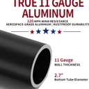 IIOPE 19FT Telescoping Heavy Duty Flag Pole with Solar Light,Extra Thick 11-Gauge Aluminum,True Glory Edition, Easy Setup for Outside Houseor Yard, with 3x5 USA Flag & All Hardware-120 MPH Wind Tested