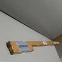 Ivilon Drapery Window Curtain Rod - End Cap Style Design 1 Inch Pole. 72 to 144 Inch Color Black