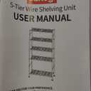 5 tier wire shelving unit