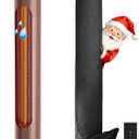 Portable Heater Outdoor Infrared 1500W 8 Heat Levels 8H Timers Carbon Fiber Tube Tip-Over&Overheat Protection IP45 Waterproof Electric Garden Heater, Deep Brown