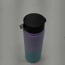 BJPKPK Insulated Water Bottles with Straw Lid, 22oz Cold & Hot Thermo, Stainless Steel Metal Water Bottle with 3 Lids, Reusable Thermo, Cups, Mugs for Daily Use-Lavender Green