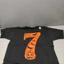 Number 7 Meme Saying 6 7 Six Seven Halloween Costume Men's T-shirt Back Print
 Size L