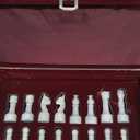 Handcrafted Premium Marble Chess Pieces Set  Elegant 32-Piece Replacement for 12-15 Inch Chess Boards Storage Box (Black and Onyx)