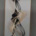 Abstract Wall Art for Living Room Black and Gold Bedroom Wall Decor Above Bed Modern Large Size Wooden Framed Artwork for Home Walls Abstract Pictures for Kitchen Bedroom Home Office 24x48inch