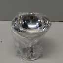 AMONIDA Ice Cream Goblet Tall Dishwasher Stainless Steel Cup Dessert Bowl Ice Cream Bowl for Ice Cream Cup Champagne Glass Metal with Dish Washing Machine Goblets Chalices 4 Pack