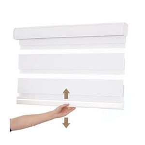 Shade Blind Zebra Dual Roller Blinds，Zebra Blinds for Indoor Windows, Cordless Zebra Roller Shades 85% Black Out, Light Control Sheer and Privacy for Windows ( Size : 29"x 75")