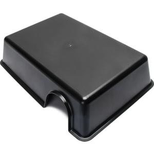 Reptile Hide Box - Provides Security and Safety for Geckos and Snakes, Easy to Clean, XX-Large Size (16.1" x10.8" x 4.4"). (Black)
