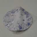 50 Pack Paper Placemats Disposable Blue and White Placemats 13.7 Inch Vintage Blue Floral Place Mats Decorative Chinoiserie Round Table Mats for Dinner Table Setting Birthday Wedding Party Supplies