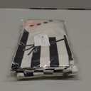 Kwlegh Lovely Snowman Pillow Covers 18x18 Set of 2 Winter Holiday Cold Pillow Case Black and White Striped Throw Pillow Covers Cotton Linen Pillowcase for Indoor Outdoor Decor Car