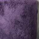 ISEAU 4x6 Rug for Bedroom, Soft Memory Foam Carpet with Upgraded Non-Slip Silicone-Grip Bottom, Fluffy Shaggy Machine Washable Rugs for Living Room Kids Boys Girls Dorm Nursery Office Playroom, Purple