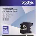 Brother Genuine High Yield Black -Ink -Cartridge, LC103BK, Replacement Black -Ink, Page Yield Up To 600 Pages, Amazon Dash Replenishment -Cartridge, LC103, 1 OEM -Cartridge