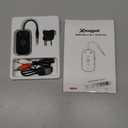 Ultra Xmagpot Bluetooth 5.4 Transmitter Receiver - CNC Aluminum & Ceramic Glass | Dual Link for 2 AirPods/Headphones | aptX Adaptive/HD Audio | Wireless Transmitter for Airplane/TV/Car/Gym (Black)