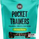 BIXBI Pocket Trainers, Chicken (6 oz, 1 Pouch) - Small Training Treats for Dogs - Low Calorie and Grain Free Dog Treats, Flavorful Pocket Size Healthy and All Natural Dog Treats (EXP 11/17/27)