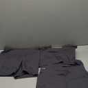 3 Piece Workout Sets for Women High Waisted Leggings with Pockets Tummy Control Biker Shorts Yoga Sports Bra M